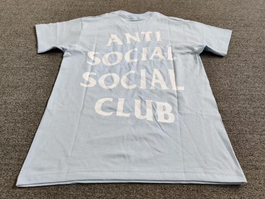 Anti Social Social Club Black T-Shirt with Embellished Logo