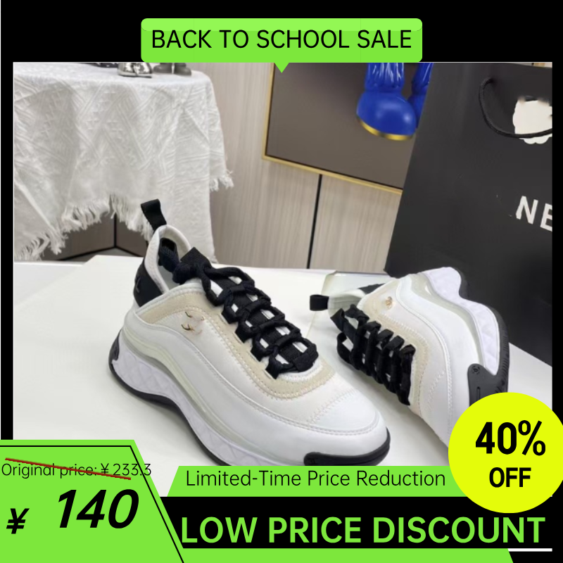 Small retro sports dad shoes simple thick bottom round toe lace-up sports shoes for women-P4M